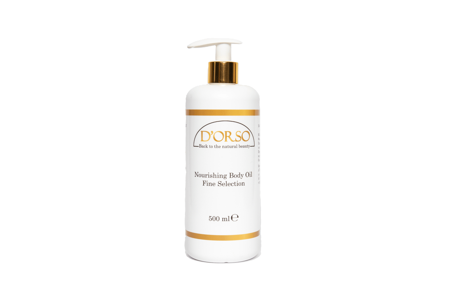 Nourishing oil - fine selection (unscented) - 500ml.