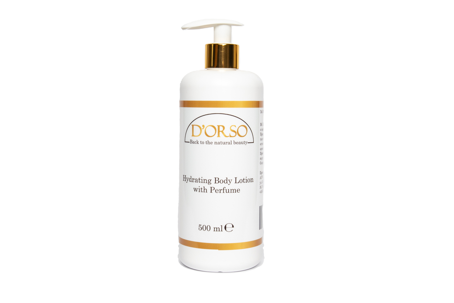 MOISTURIZING body lotion with perfume scent - 500ml.