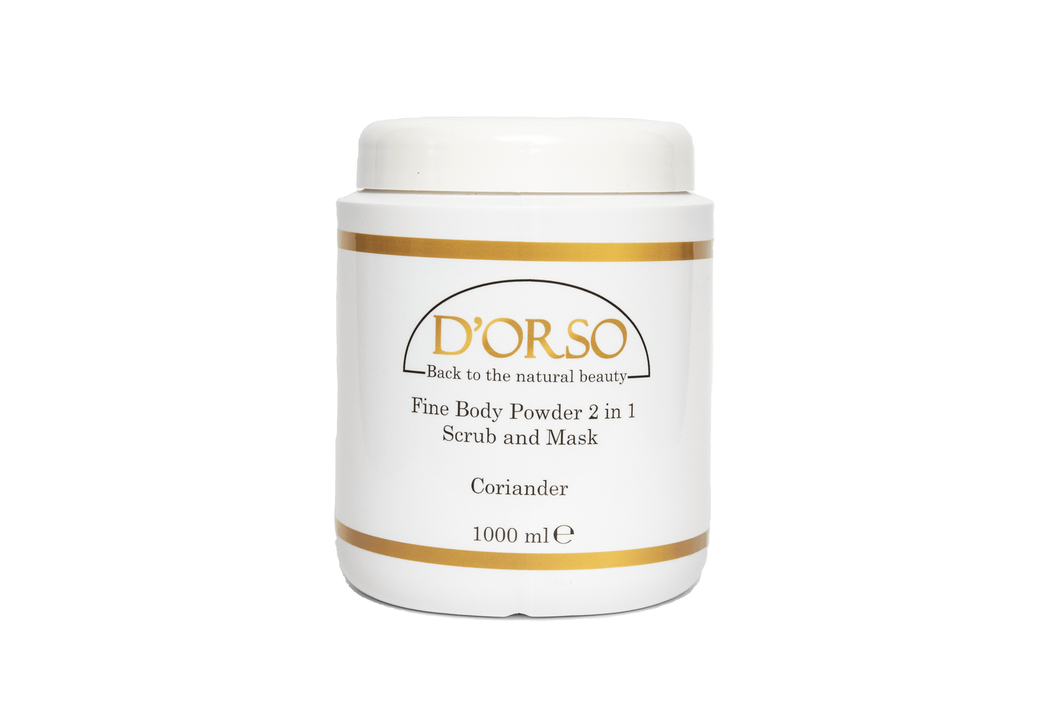 Fine Coriander Draining Powder 2 in 1 - Scrub and Mask - 1000ml.