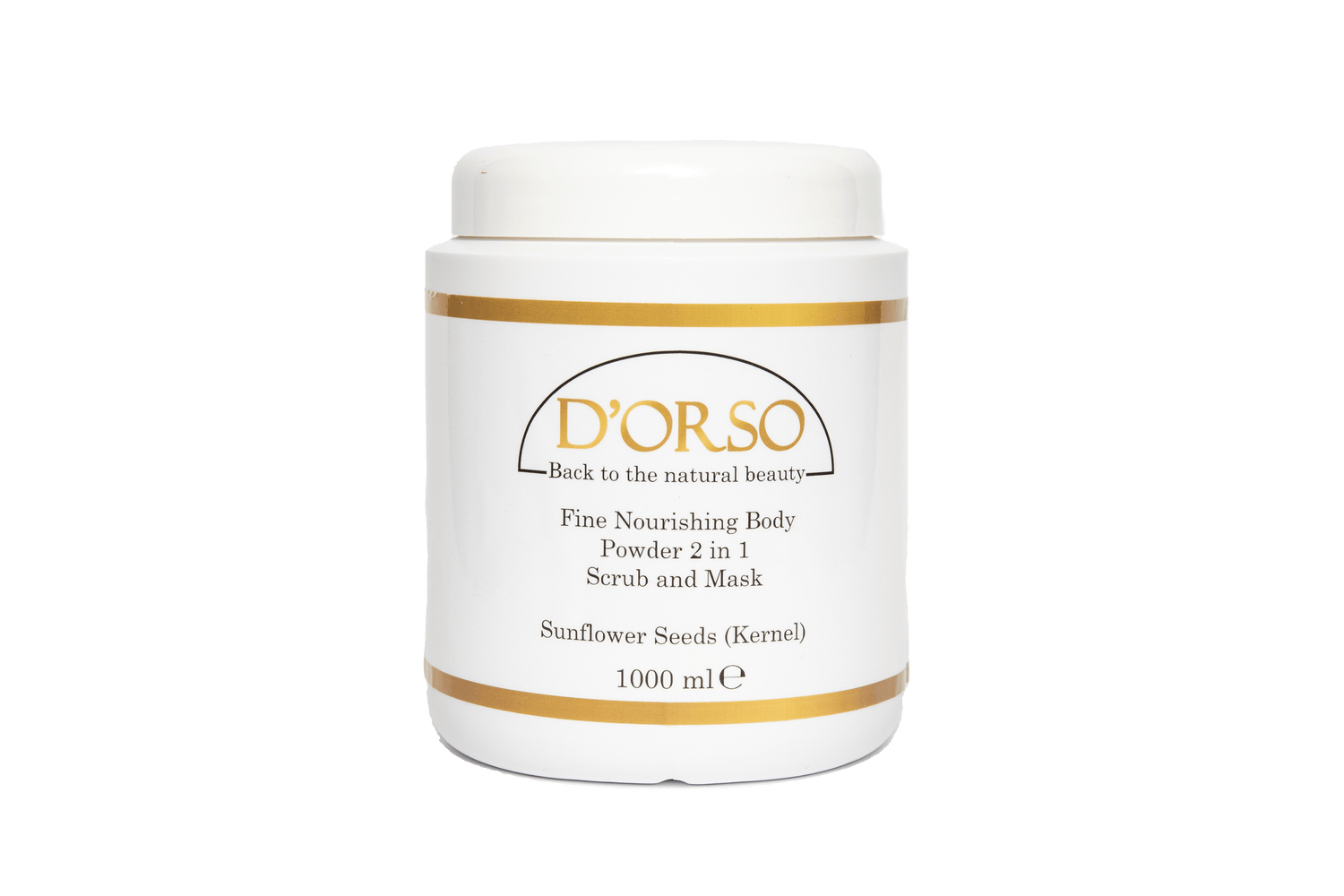 Fine Nourishing Sunflower Seed Powder 2 in 1 - Scrub and Mask - 1000ml.